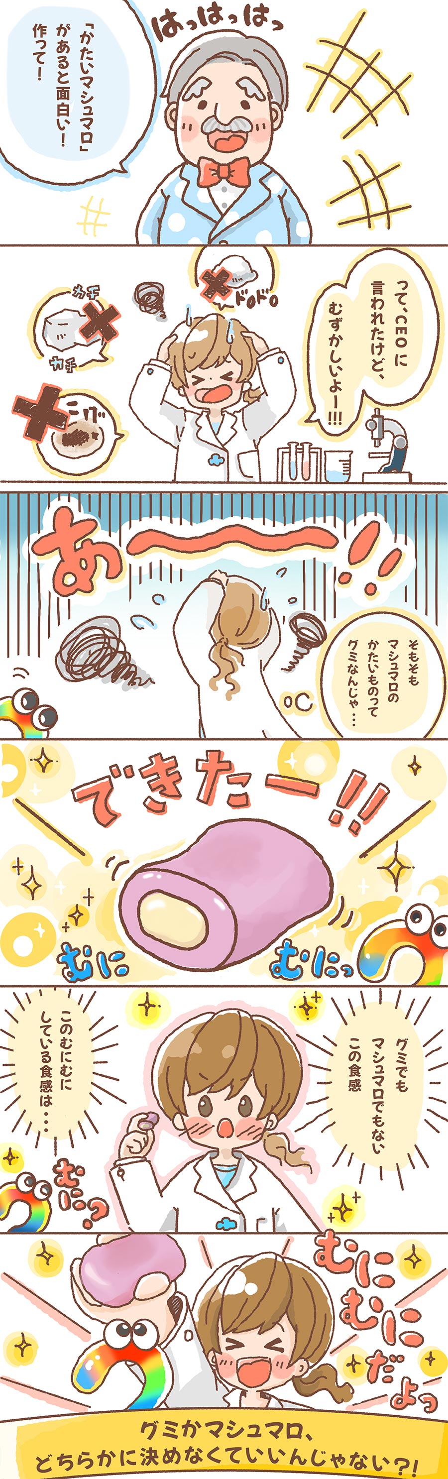 開発秘話 むにむにだよ！！ができるまで漫画