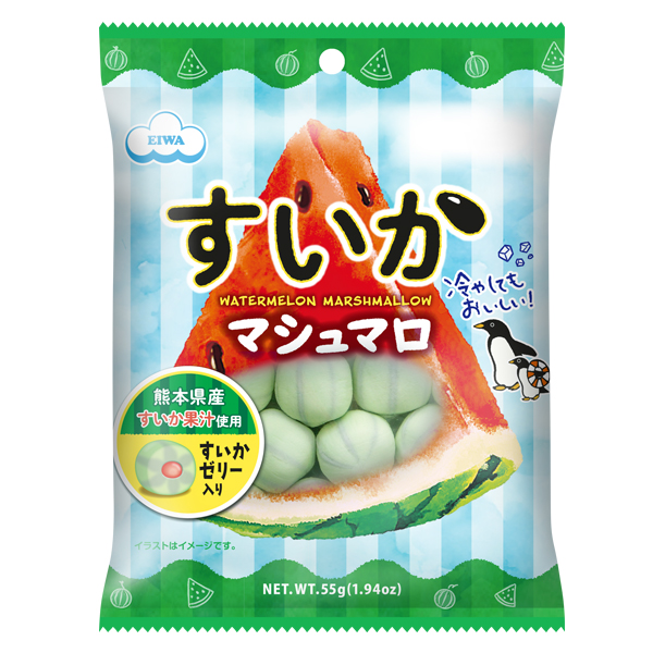 すいかマシュマロ