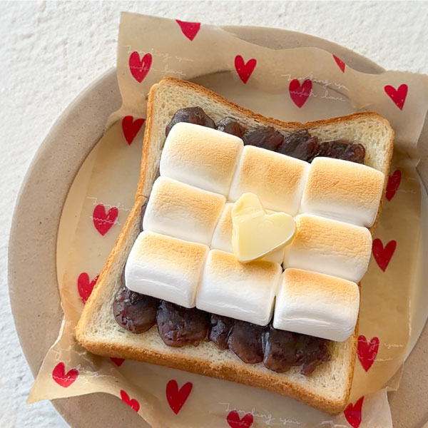 マシュマロあんバタートースト