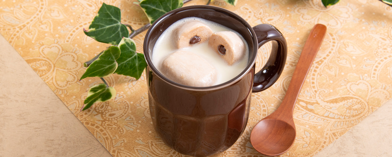 チョコ＆チョコマシュマロホットミルク