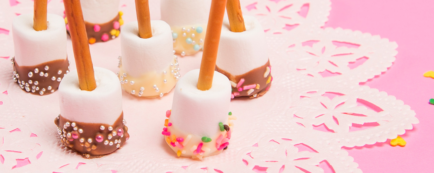マシュマロポップ（チョコレートディップ）